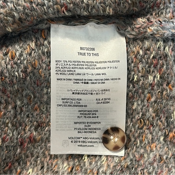 Volcom NWT Santeria Sweater - Picture 11 of 13